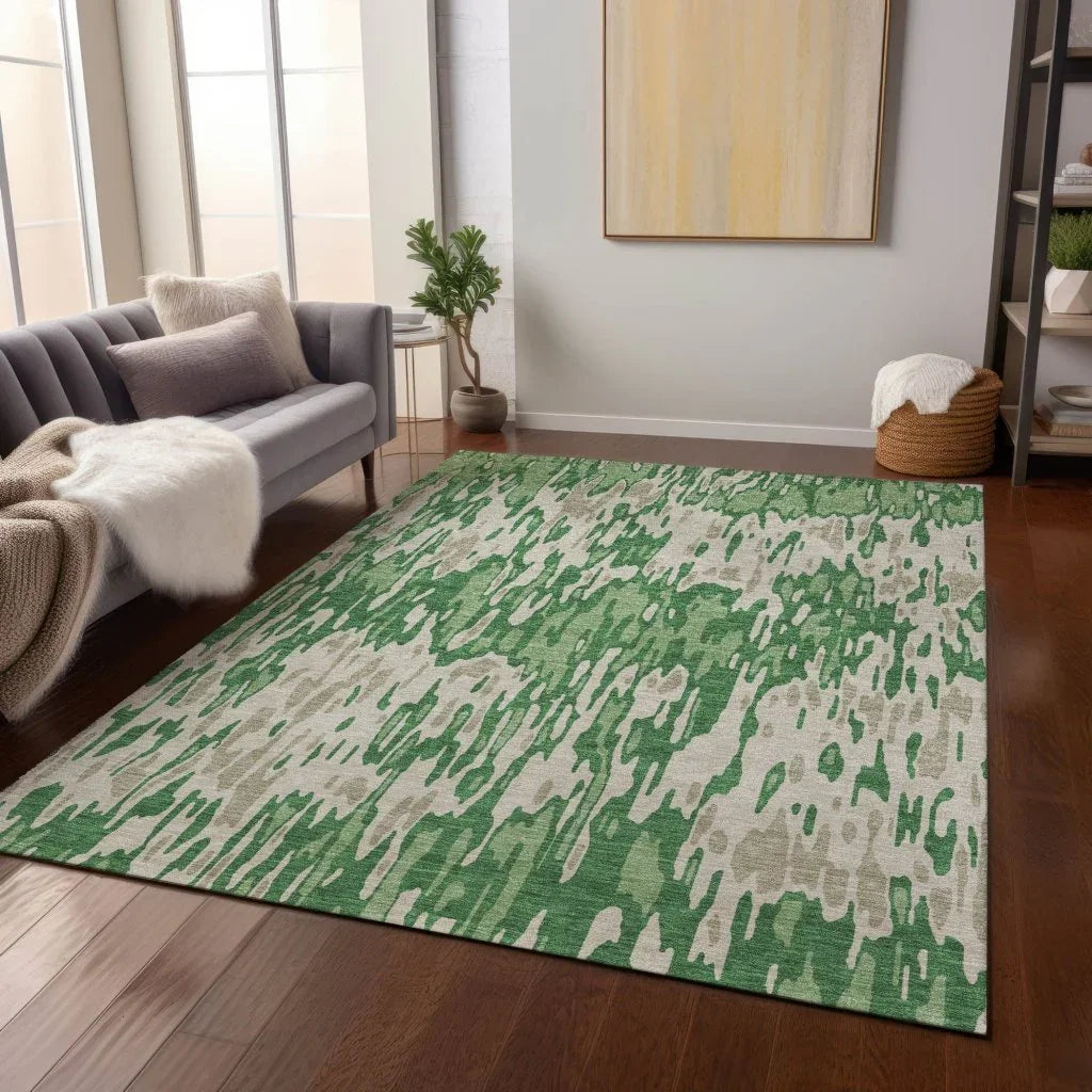 Ken Green Washable Indoor-Outdoor Rug-Outdoor Rugs-LOOMLAN Rugs-LOOMLAN
