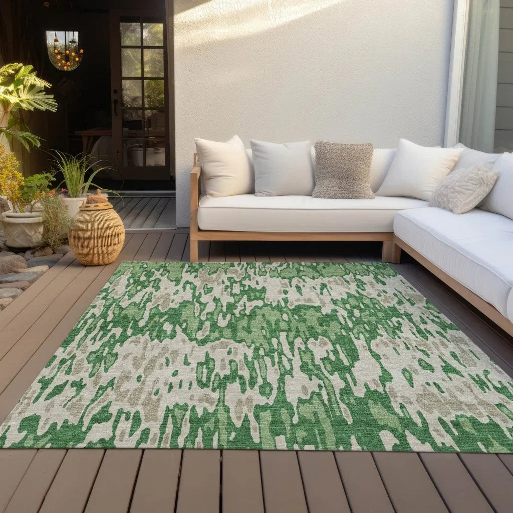 Ken Green Washable Indoor-Outdoor Rug-Outdoor Rugs-LOOMLAN Rugs-LOOMLAN