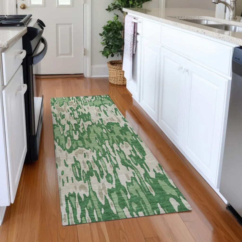 Ken Green Washable Indoor-Outdoor Rug-Outdoor Rugs-LOOMLAN Rugs-LOOMLAN