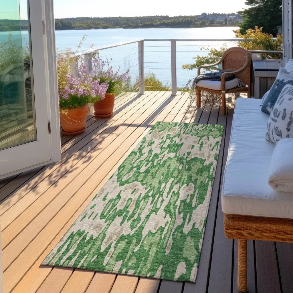 Ken Green Washable Indoor-Outdoor Rug-Outdoor Rugs-LOOMLAN Rugs-LOOMLAN