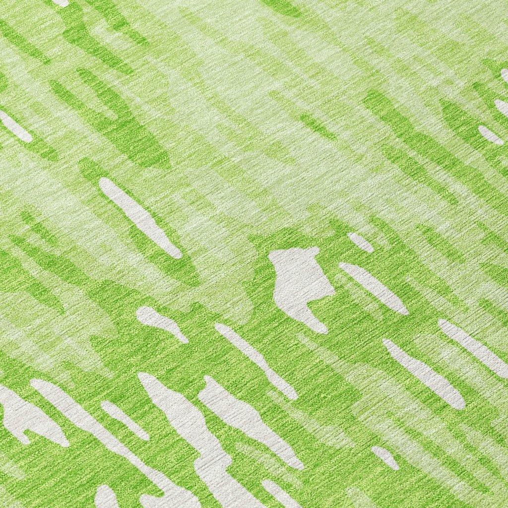 Ken Lime Washable Indoor-Outdoor Rug-Outdoor Rugs-LOOMLAN Rugs-LOOMLAN