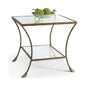 Kendal Mirrored Top Rectangular End Table - LOOMLAN - Chelsea House - Side Tables
