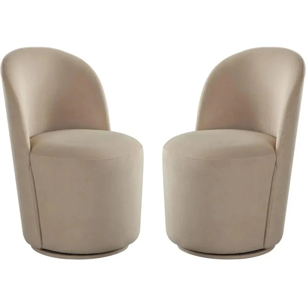 Kendall Boucle Armless Dining Chair (2 - Pack) - LOOMLAN - Diamond Sofa - Dining Chairs