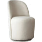 Kendall Dining in Ivory Boucle Fabric - LOOMLAN - Diamond Sofa - Dining Chairs