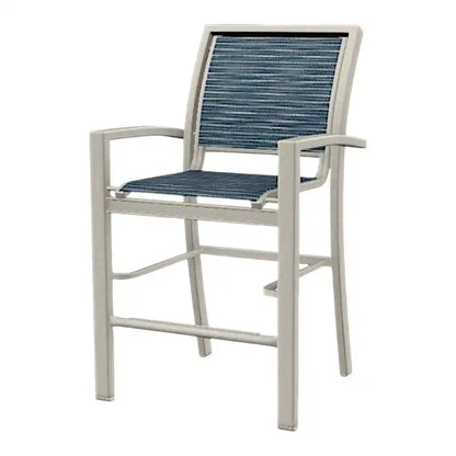 Kendall Sling Balcony Height Stacking Cafe Chair-Outdoor Accent Chairs-Telescope-LOOMLAN