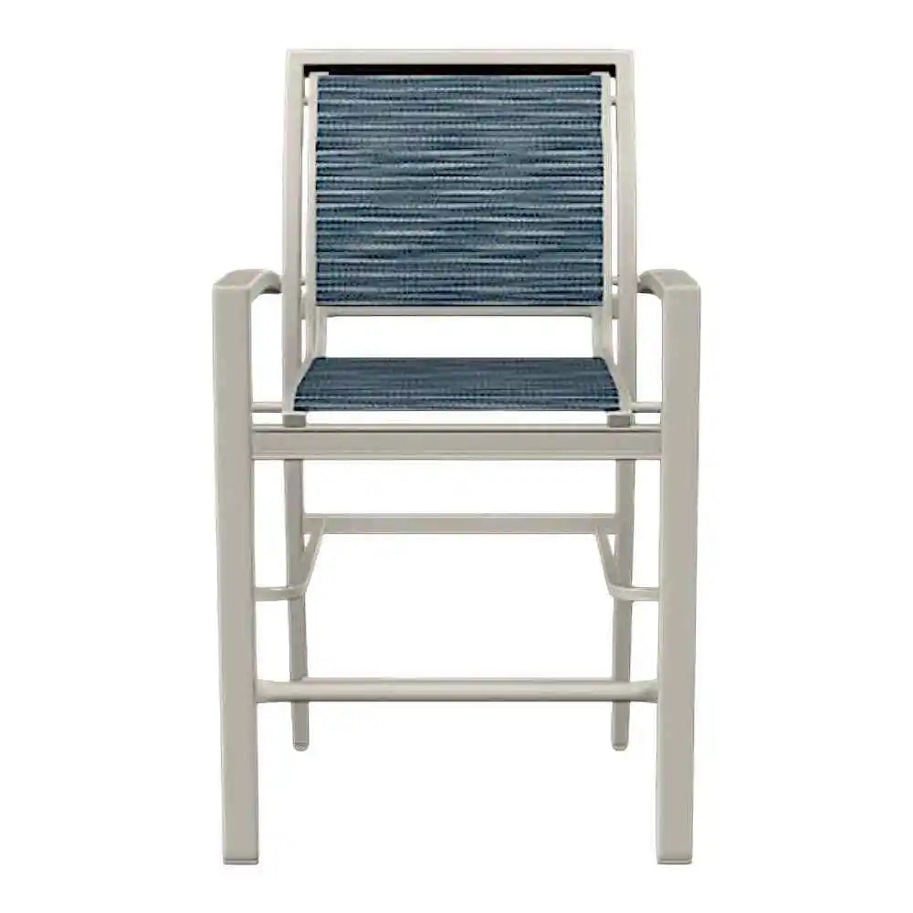 Kendall Sling Balcony Height Stacking Cafe Chair-Outdoor Accent Chairs-Telescope-LOOMLAN