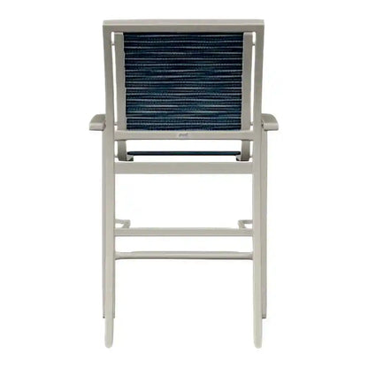 Kendall Sling Balcony Height Stacking Cafe Chair-Outdoor Accent Chairs-Telescope-LOOMLAN