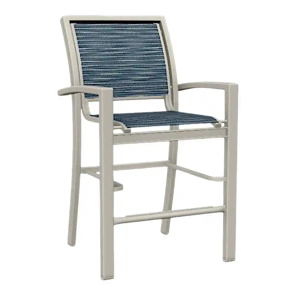 Kendall Sling Balcony Height Stacking Cafe Chair-Outdoor Accent Chairs-Telescope-LOOMLAN