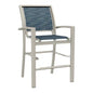 Kendall Sling Balcony Height Stacking Cafe Chair-Outdoor Accent Chairs-Telescope-LOOMLAN