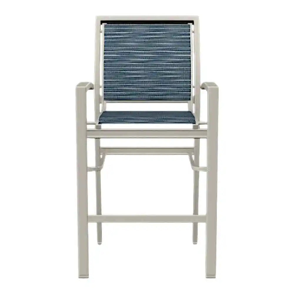 Kendall Sling Bar Height Stacking Cafe Chair-Outdoor Bar Stools-Telescope-LOOMLAN