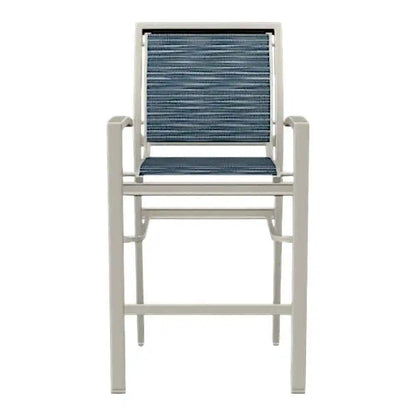 Kendall Sling Bar Height Stacking Cafe Chair-Outdoor Bar Stools-Telescope-LOOMLAN