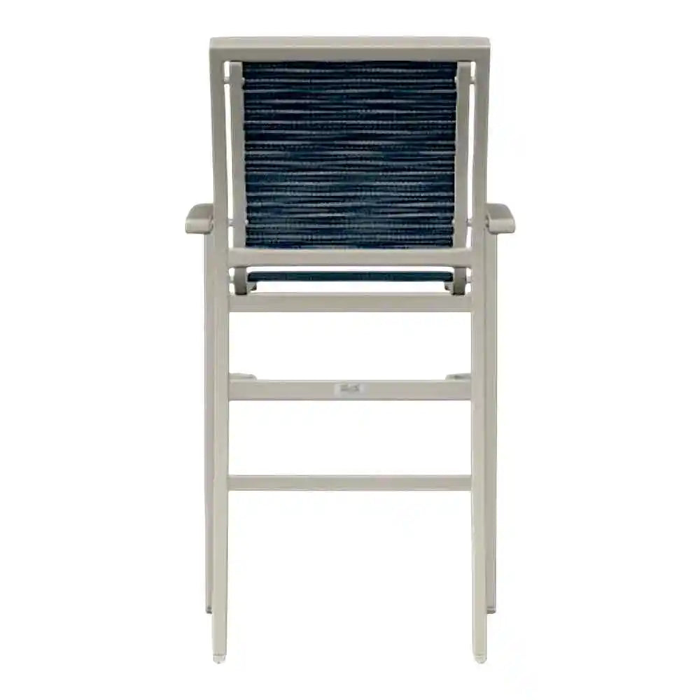 Kendall Sling Bar Height Stacking Cafe Chair-Outdoor Bar Stools-Telescope-LOOMLAN