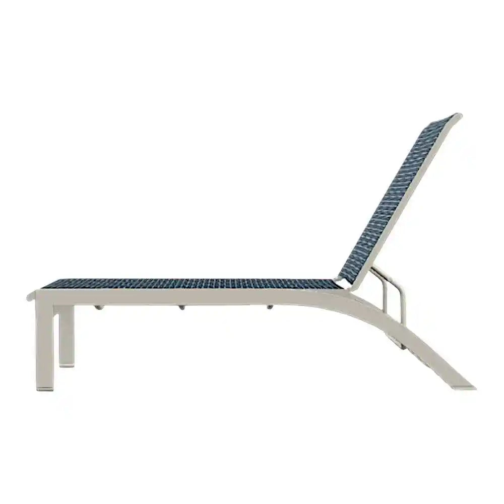 Kendall Sling Lay-Flat Stacking Chaise-Outdoor Chaises-Telescope-LOOMLAN