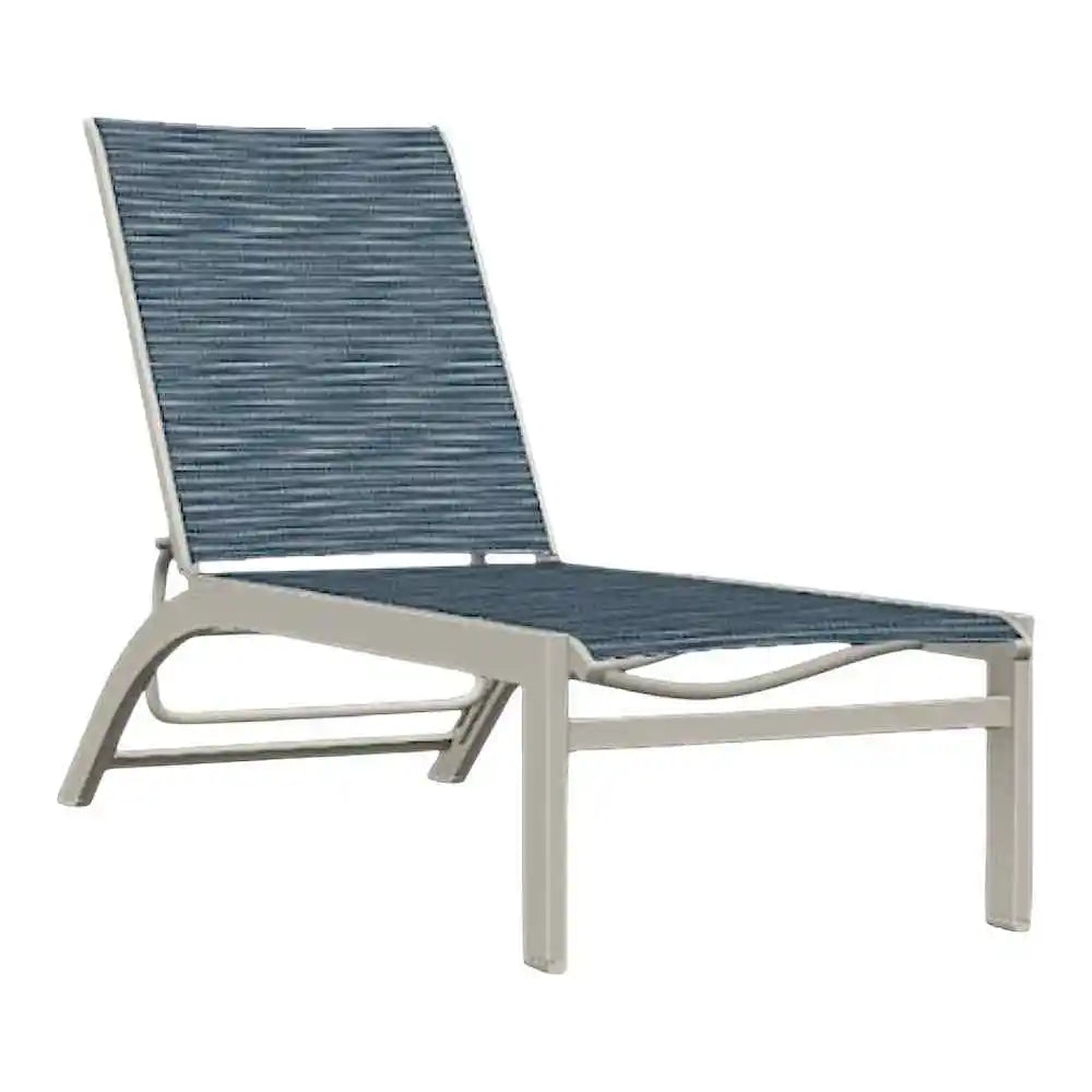 Kendall Sling Lay-Flat Stacking Chaise-Outdoor Chaises-Telescope-LOOMLAN