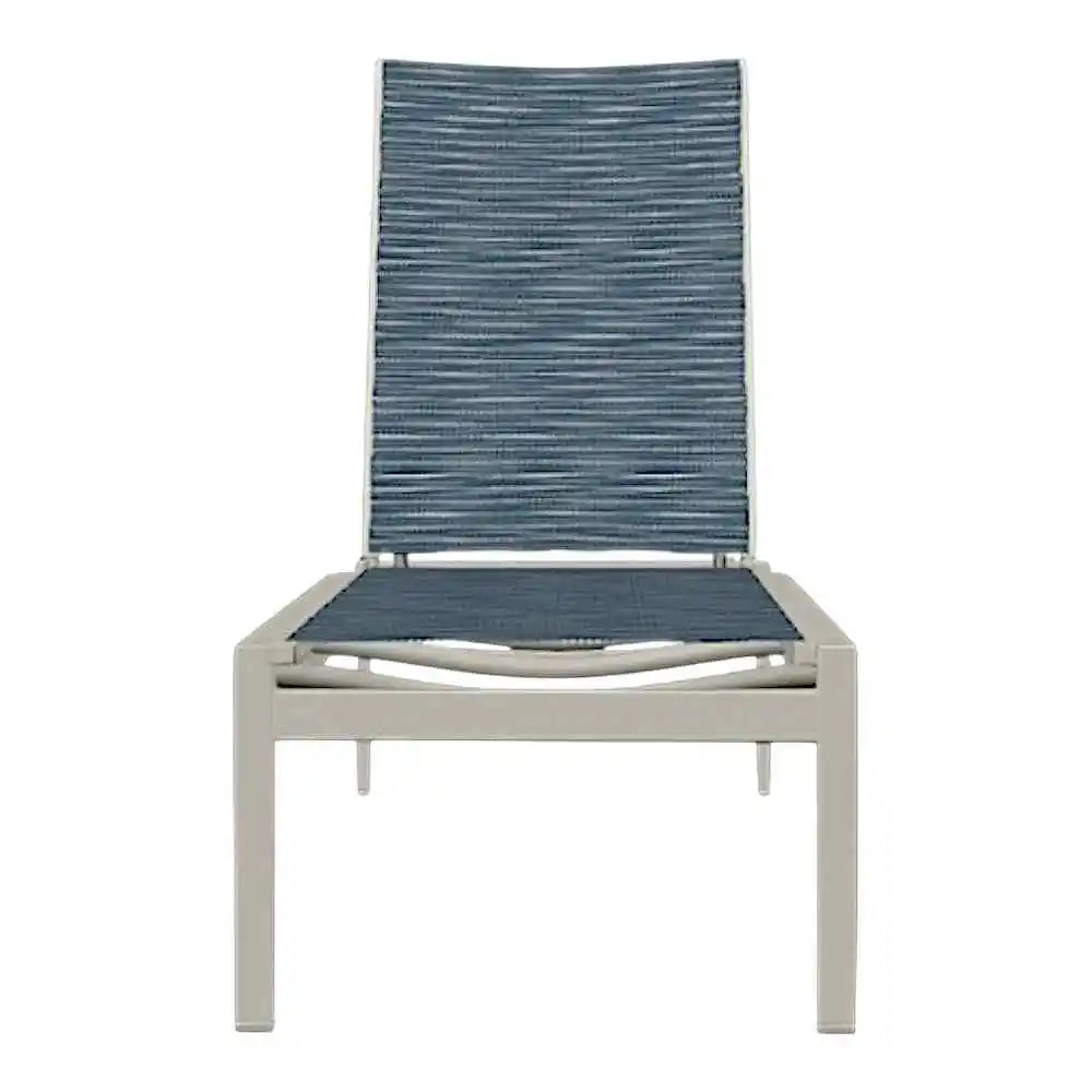 Kendall Sling Lay-flat Stacking High Bed 18" Chaise-Outdoor Chaises-Telescope-LOOMLAN