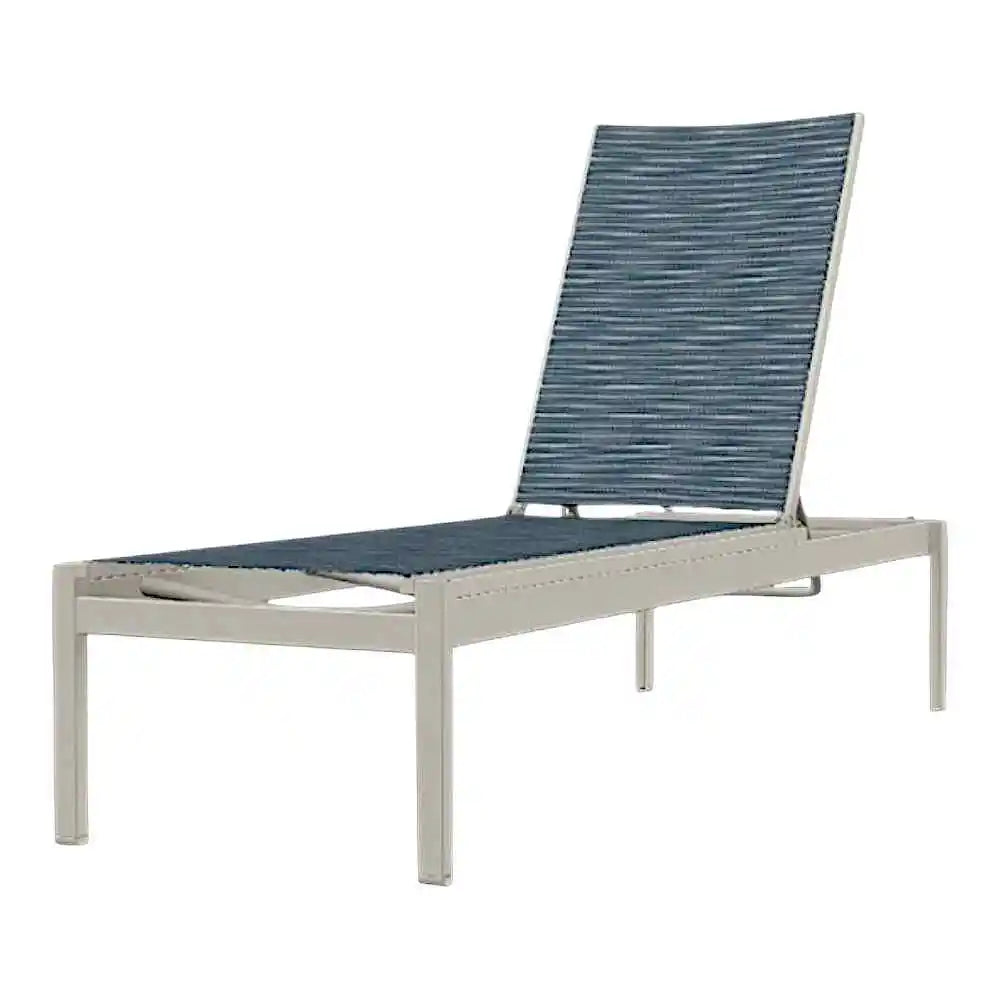 Kendall Sling Lay-flat Stacking High Bed 18" Chaise-Outdoor Chaises-Telescope-LOOMLAN