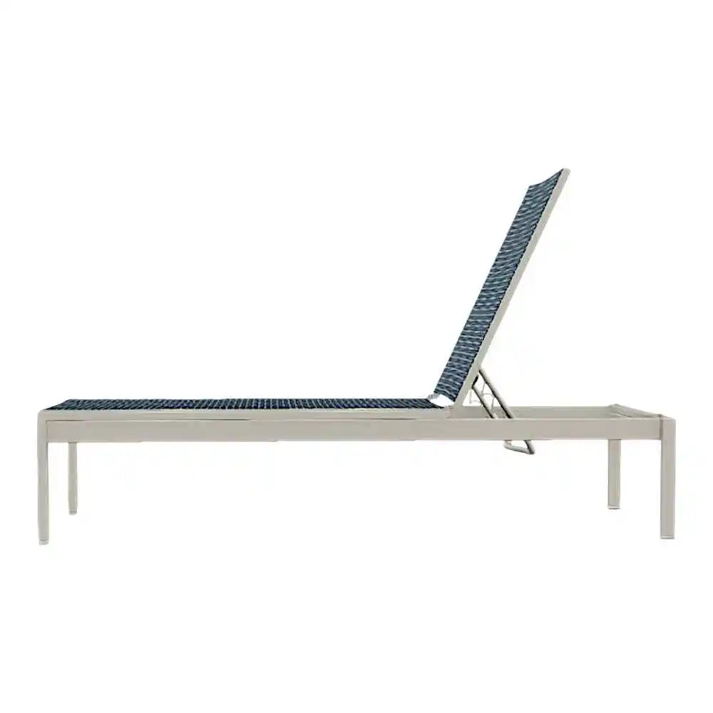 Kendall Sling Lay-flat Stacking High Bed 18" Chaise-Outdoor Chaises-Telescope-LOOMLAN