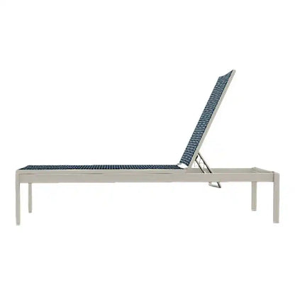 Kendall Sling Lay-flat Stacking High Bed 18" Chaise-Outdoor Chaises-Telescope-LOOMLAN
