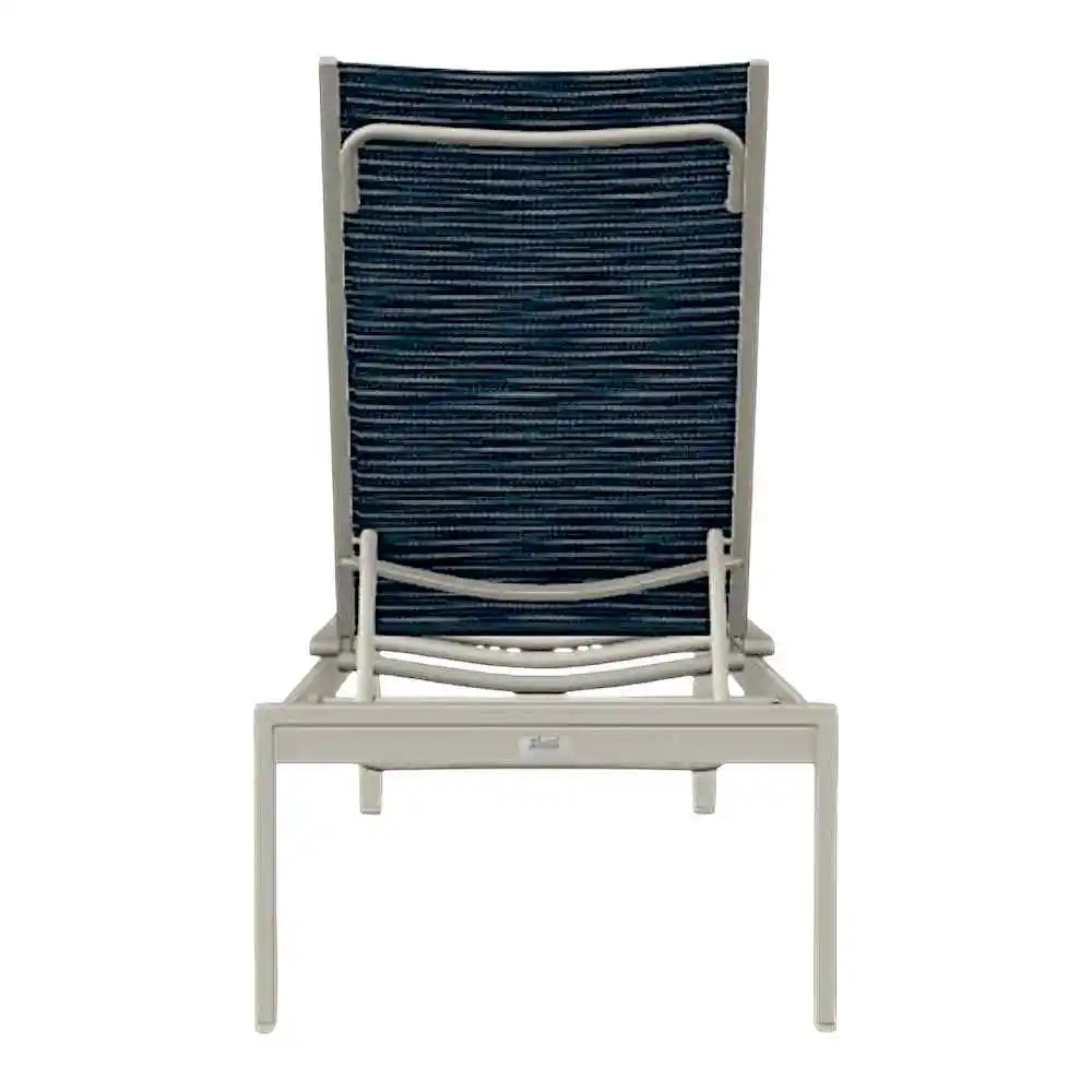 Kendall Sling Lay-flat Stacking High Bed 18" Chaise-Outdoor Chaises-Telescope-LOOMLAN