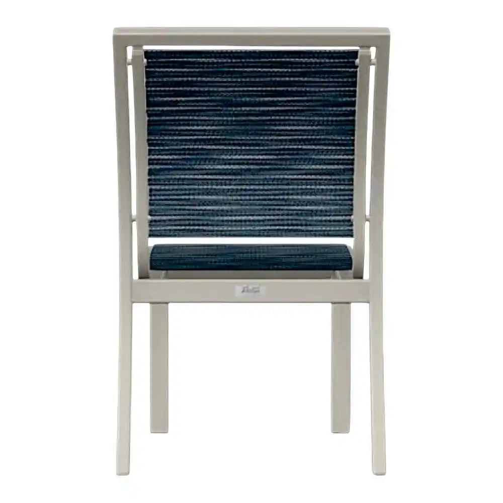 Kendall Sling Stacking Armless Cafe Chair-Outdoor Accent Chairs-Telescope-LOOMLAN