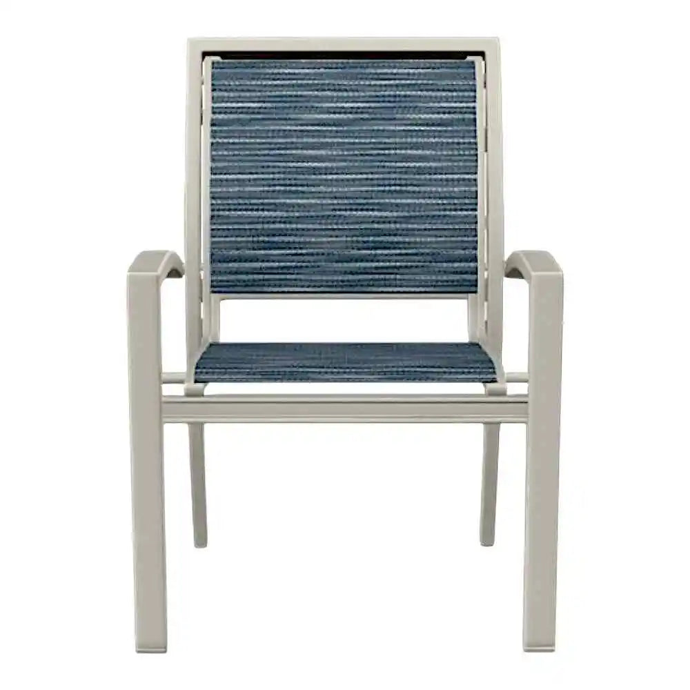 Kendall Sling Stacking Cafe Chair-Outdoor Accent Chairs-Telescope-LOOMLAN