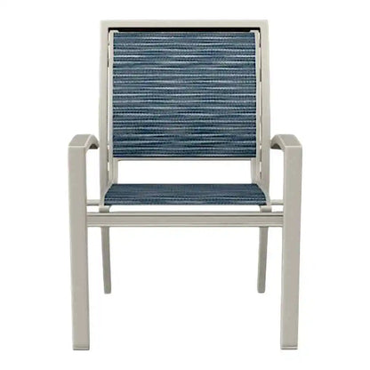 Kendall Sling Stacking Cafe Chair-Outdoor Accent Chairs-Telescope-LOOMLAN
