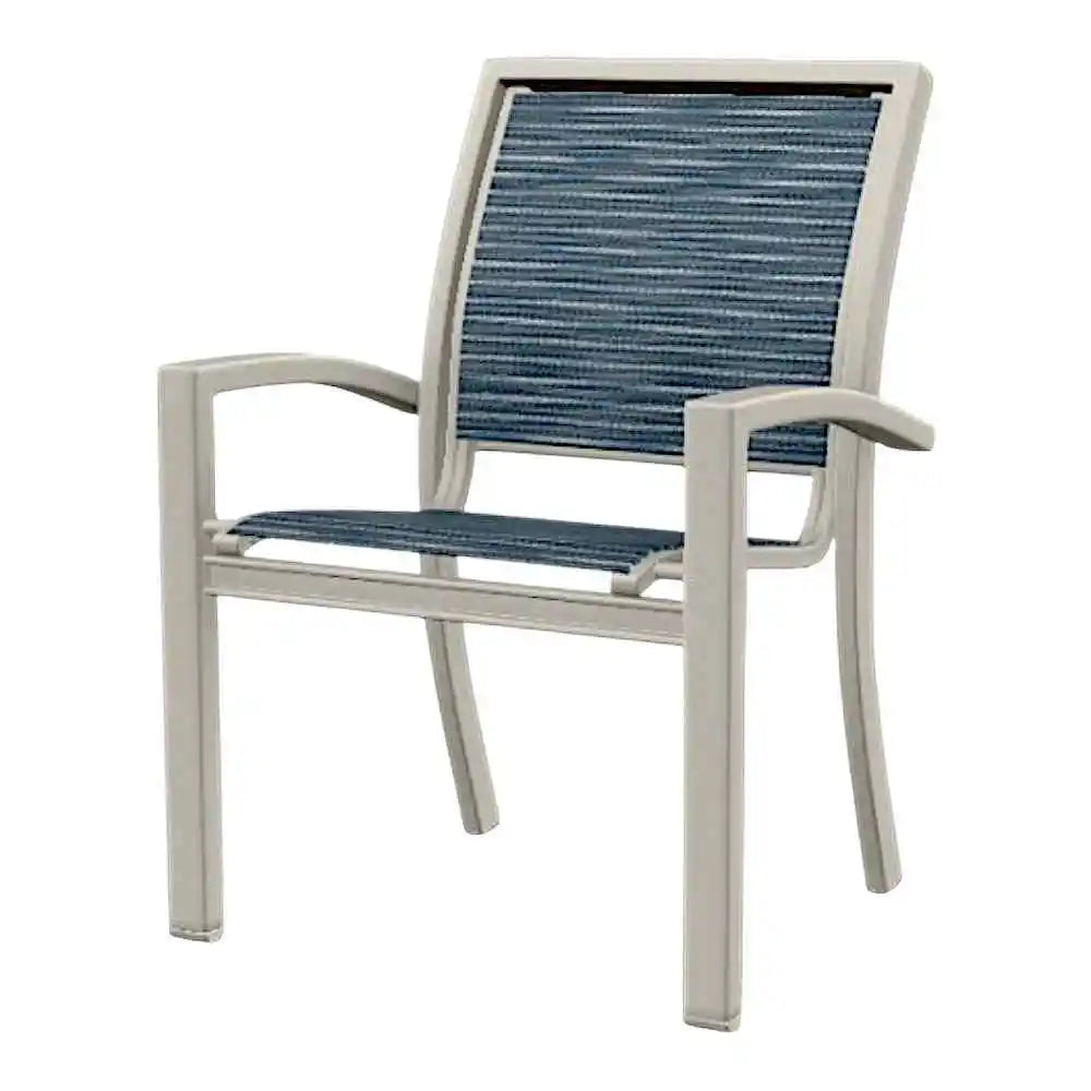 Kendall Sling Stacking Cafe Chair-Outdoor Accent Chairs-Telescope-LOOMLAN