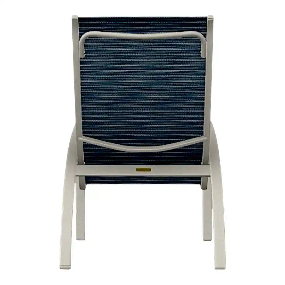 Kendall Sling Stacking Chat Height Chair-Outdoor Accent Chairs-Telescope-LOOMLAN