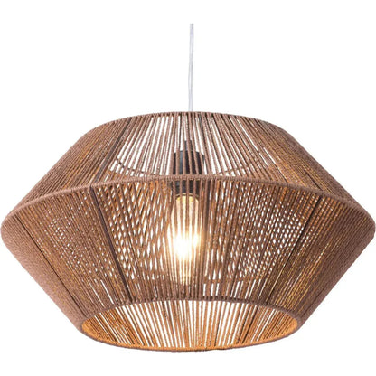 Kendrick Ceiling Lamp Brown - LOOMLAN - Zuo Modern - Pendants