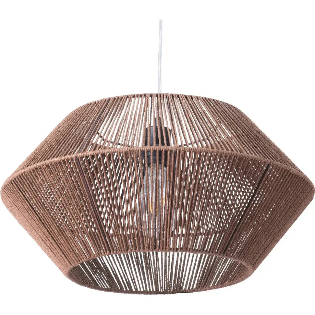 Kendrick Ceiling Lamp Brown - LOOMLAN - Zuo Modern - Pendants