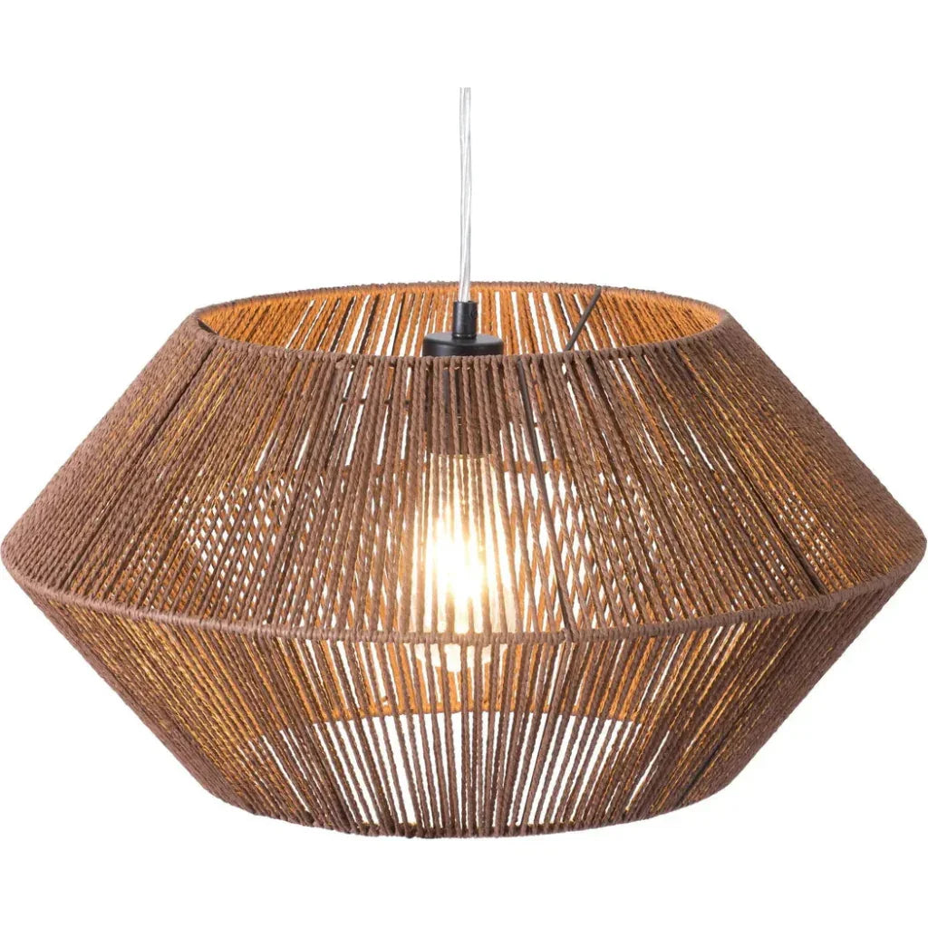 Kendrick Ceiling Lamp Brown - LOOMLAN - Zuo Modern - Pendants