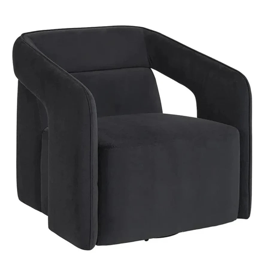 Kendrick Fabric Swivel Lounge Chair - LOOMLAN - SUNPAN - Accent Chairs