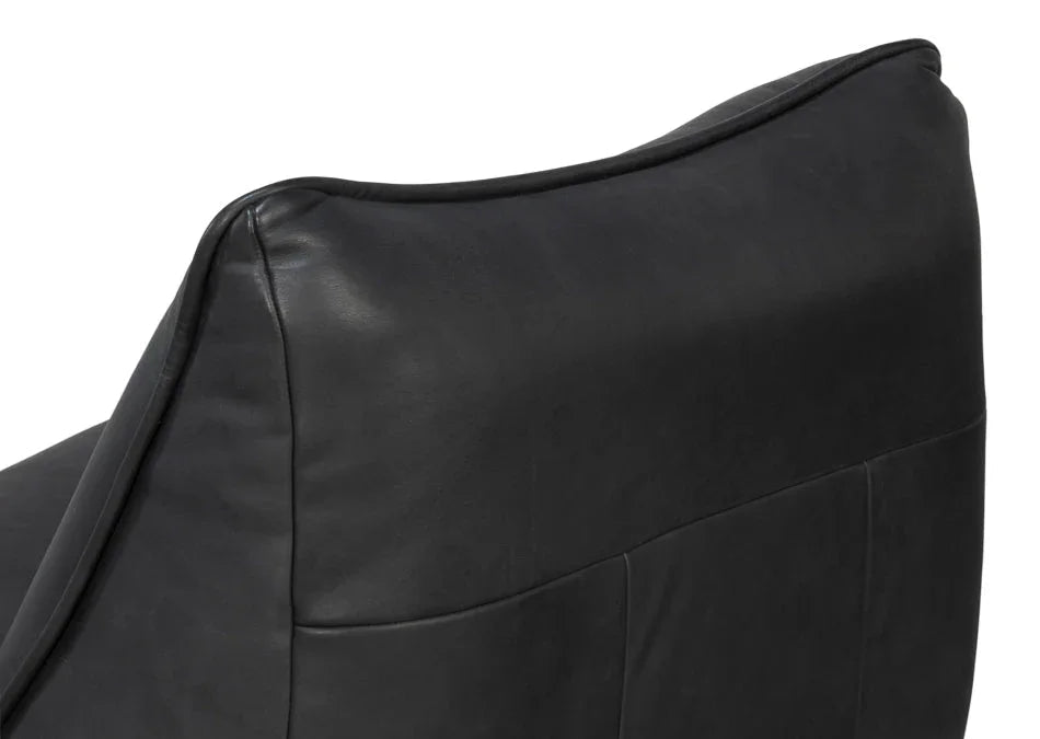 Kennett Leather Swivel Chair - LOOMLAN - Sarreid - Club Chairs