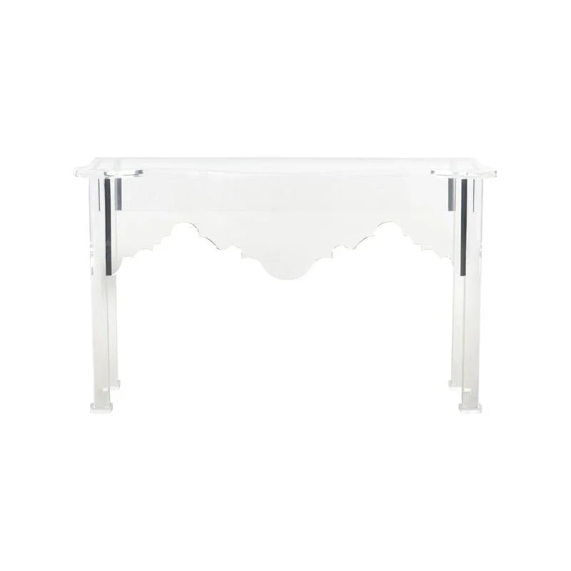 Kensington Acrylic Made Clear Console Table - LOOMLAN - Chelsea House - Console Tables