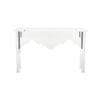 Kensington Acrylic Made Clear Console Table - LOOMLAN - Chelsea House - Console Tables