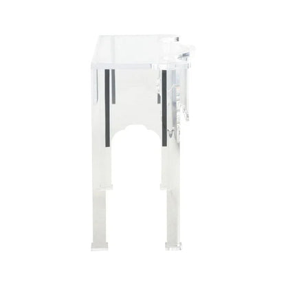 Kensington Acrylic Made Clear Console Table - LOOMLAN - Chelsea House - Console Tables