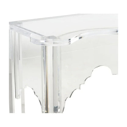 Kensington Acrylic Made Clear Console Table - LOOMLAN - Chelsea House - Console Tables
