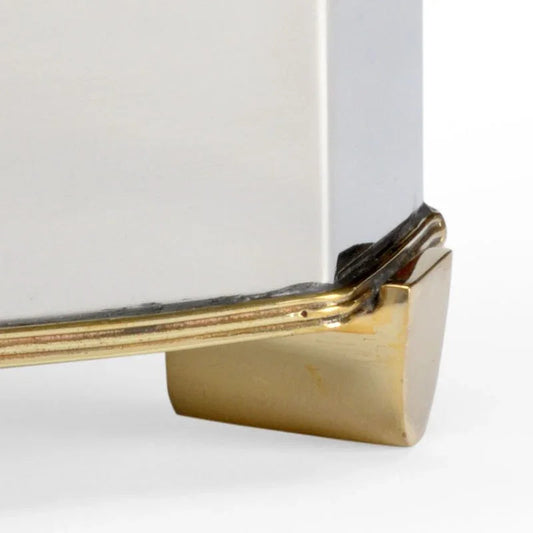 Kensington Nickel Eight Sided Planter - LOOMLAN - Chelsea House - Planters