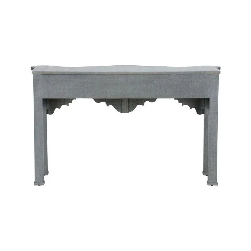 Kensington Raffia Wrapped Classic Console Table - LOOMLAN - Chelsea House - Console Tables