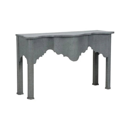 Kensington Raffia Wrapped Classic Console Table - LOOMLAN - Chelsea House - Console Tables