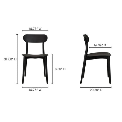 Kent Durable Outdoor Dining Chair (Set Of 2)-Outdoor Dining Chairs-Moe's Home-LOOMLAN