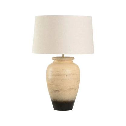 Kento Natural Japanese Clay Handcrafted Table Lamp - LOOMLAN - Wildwood - Table Lamps
