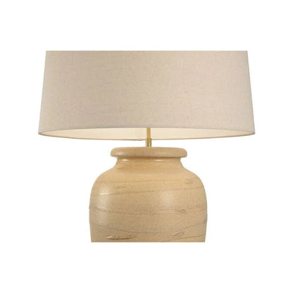 Kento Natural Japanese Clay Handcrafted Table Lamp - LOOMLAN - Wildwood - Table Lamps