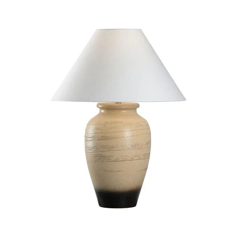 Kento Natural Japanese Clay Handcrafted Table Lamp - LOOMLAN - Wildwood - Table Lamps