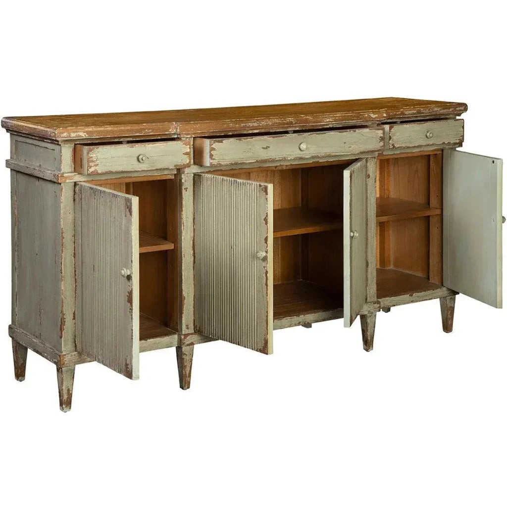Kentwood Vintage Styled Wooden Sideboard - LOOMLAN - Furniture Classics - Sideboards
