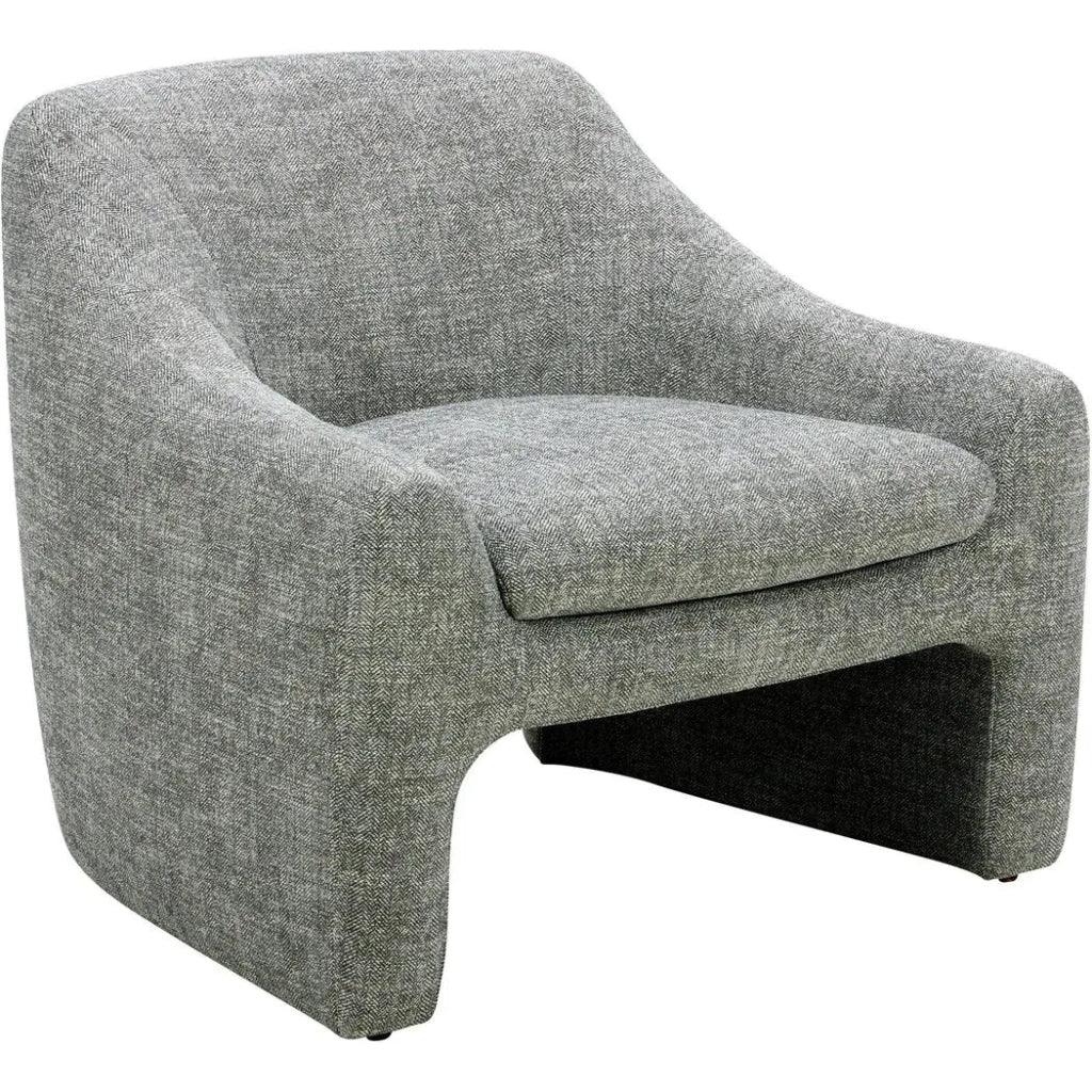 Kenzie Performance Fabric Armless Accent Chair - LOOMLAN - Moe's Home - Accent Chairs