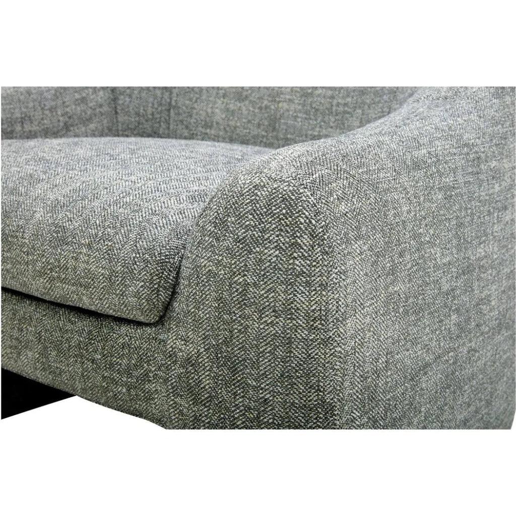 Kenzie Performance Fabric Armless Accent Chair - LOOMLAN - Moe's Home - Accent Chairs