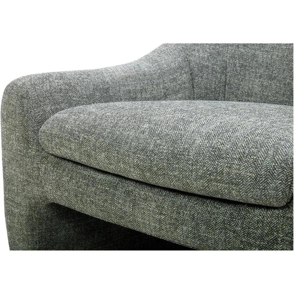 Kenzie Performance Fabric Armless Accent Chair - LOOMLAN - Moe's Home - Accent Chairs