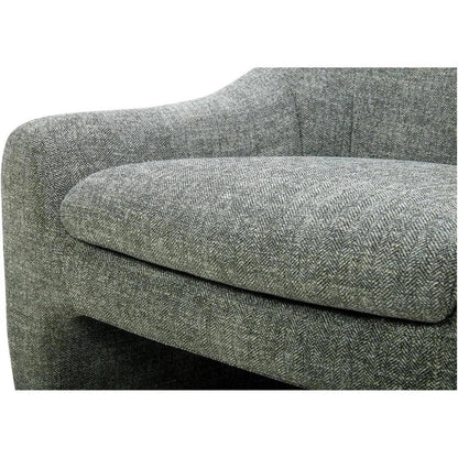 Kenzie Performance Fabric Armless Accent Chair - LOOMLAN - Moe's Home - Accent Chairs