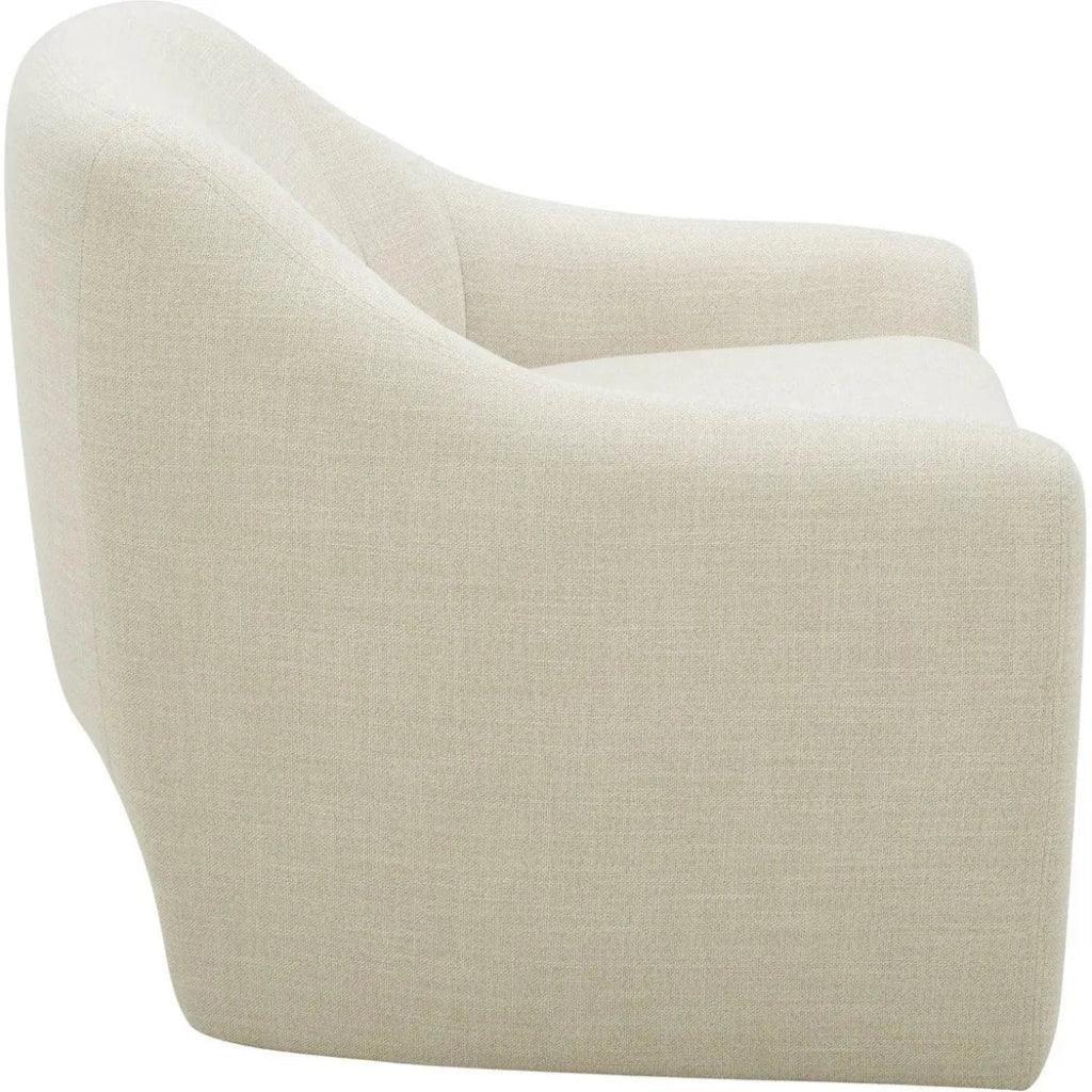 Kenzie Performance Fabric Armless Accent Chair - LOOMLAN - Moe's Home - Accent Chairs